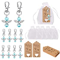 Llavero ángel de la guarda-ángel de la Guarda de Perlas-Colgante de ángel de la Guarda-ángel de la Guarda para Bodas…